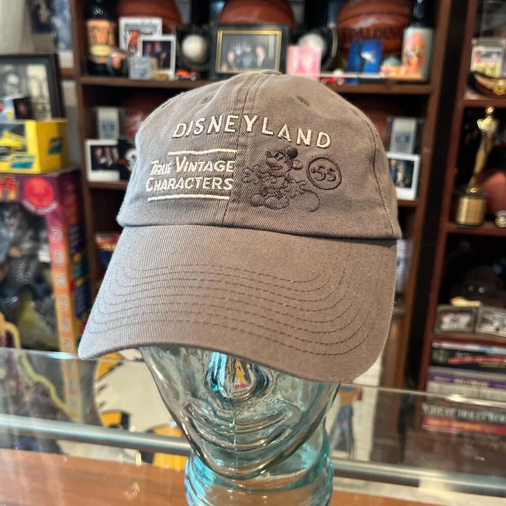 Disney Men's Grey and Brown Hat